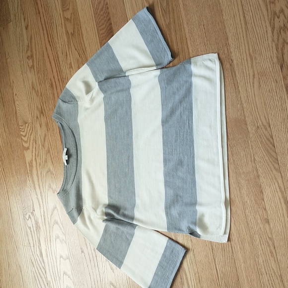 Merino wool bell sleeve striped sweater small - Picture 1 of 6